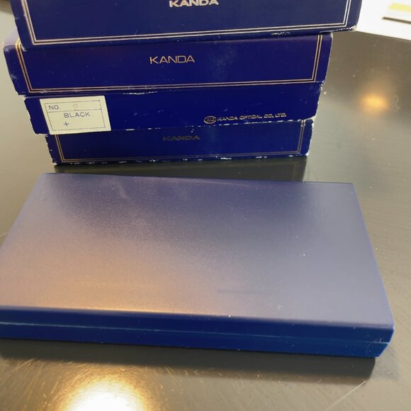 NEW SlimFold Kanda of Japan Folding Eyeglasses w/ Case in SILVER - Picture 2 of 12